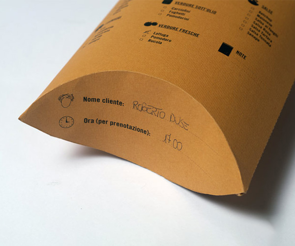 cardboard pillow box packaging